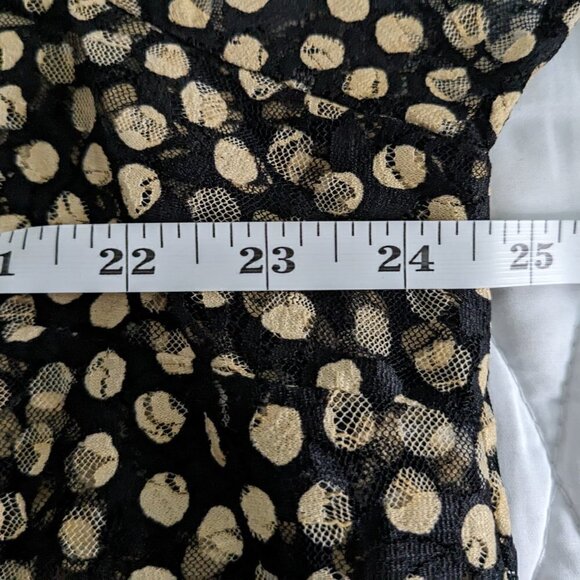 Zim & Zoe Imogen Overlay Tunic Blouse Sheer Black Dotted Top Size 22/24 NWT - Picture 15 of 16
